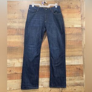 Express Men’s Kingston Classic Dark Wash Bootcut Jeans Size 33 Tall